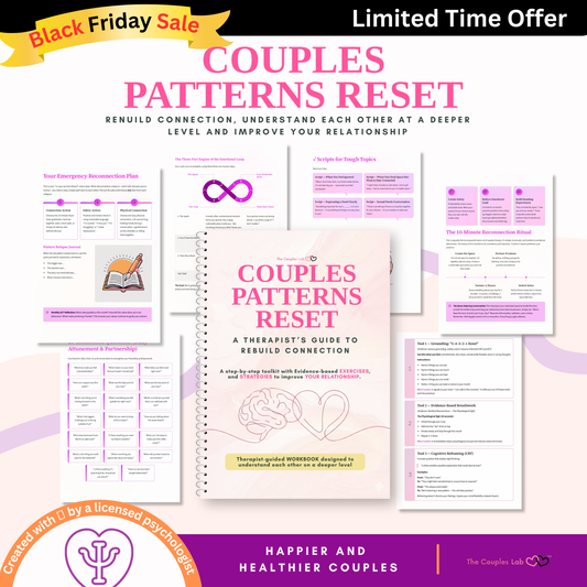 Couples Patterns Reset – A Therapist’s Guide to Rebuild Connection