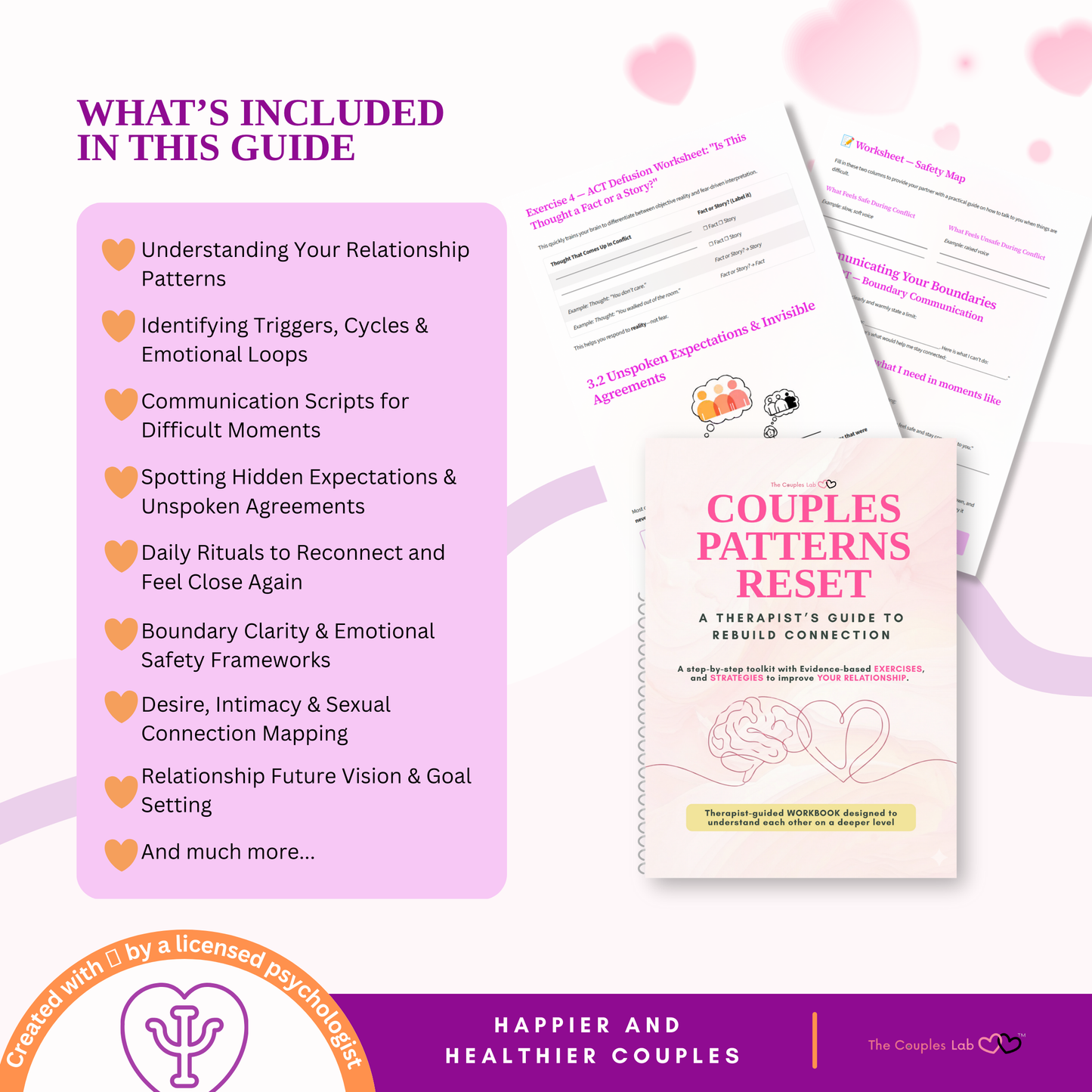 Couples Patterns Reset – A Therapist’s Guide to Rebuild Connection
